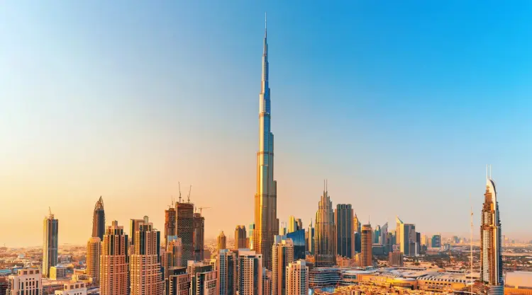 Burj Khalifa and Downtown Dubai Skyline View Thumbnail