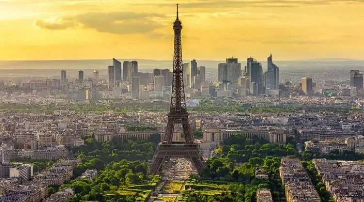 Eiffel Tower Paris France - Europe with UK Tour