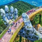 Scenic landscape view of Vietnam tourist destination during Essence of Vietnam tour