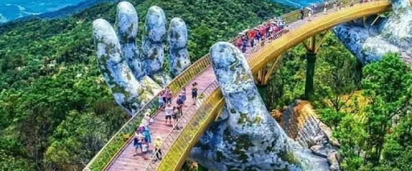 Scenic landscape view of Vietnam tourist destination during Essence of Vietnam tour