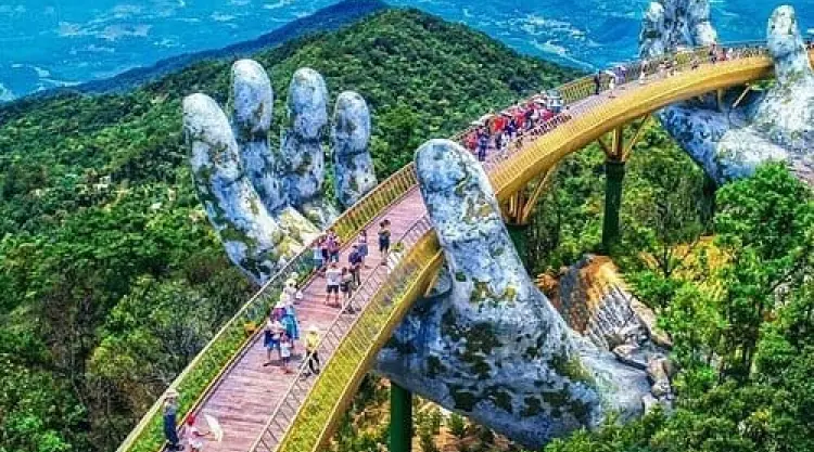 Scenic landscape view of Vietnam tourist destination during Essence of Vietnam tour