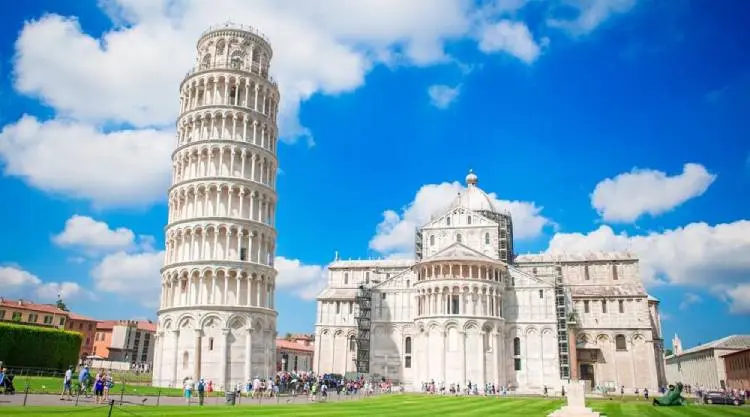 Scenic landscape view of Italy and Austria tour destinations