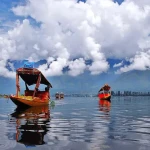 Scenic view of Kashmir mountains and valleys with snow thumbnail