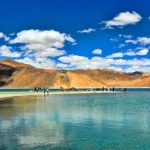 Scenic mountain landscape view on Leh Ladakh tour itinerary